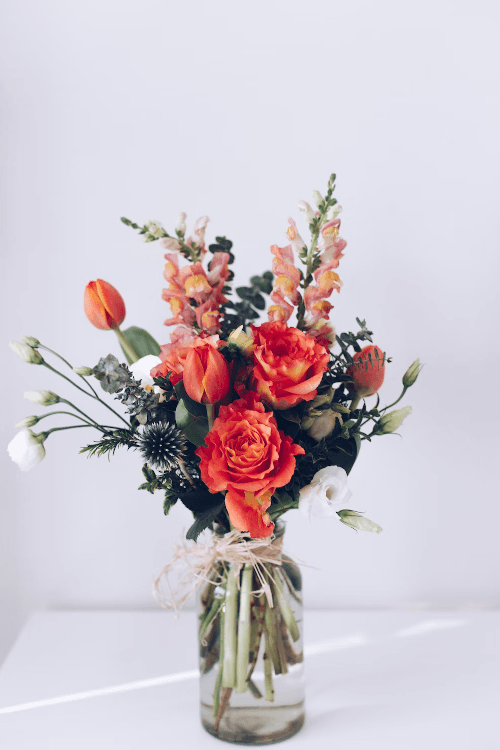 A bouquet of flowers