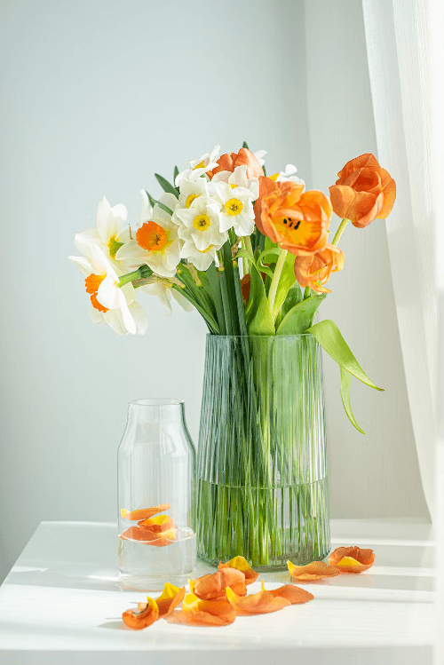 A bouquet of flowers